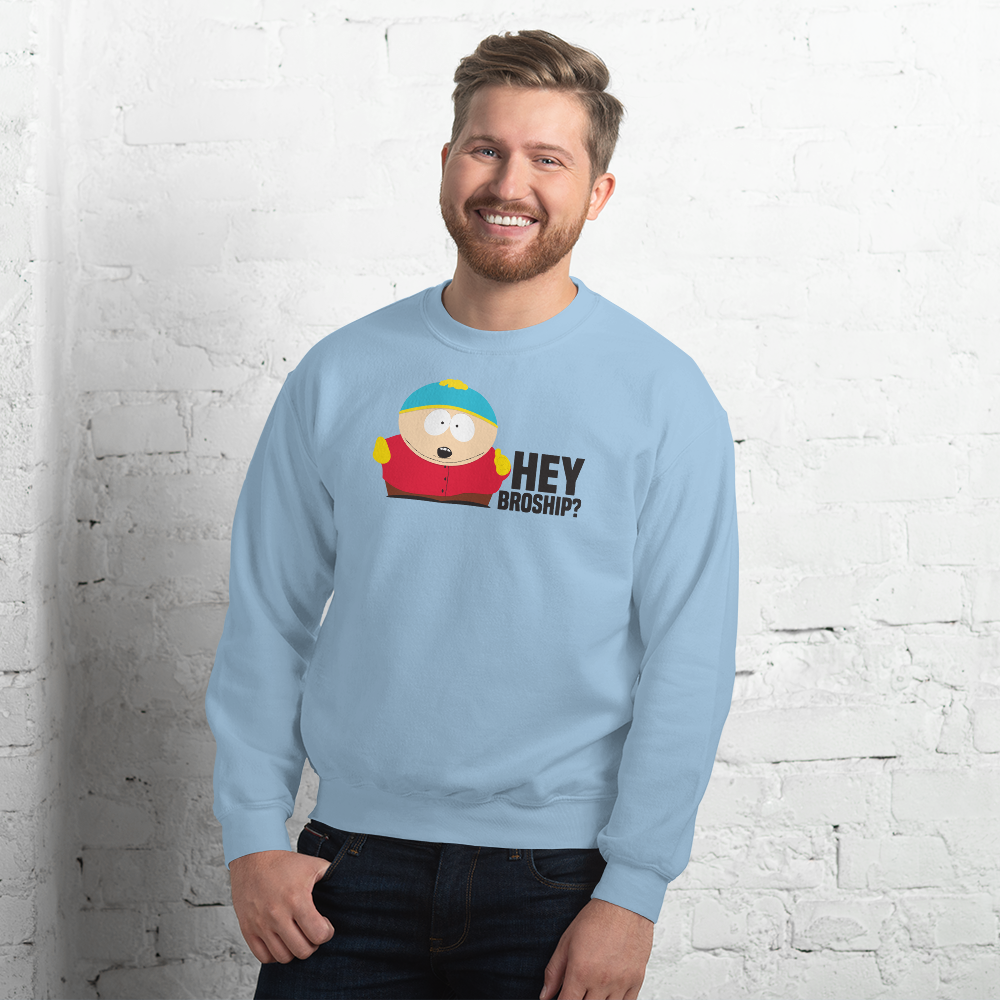 South Park Cartman Hey Broship Fleece Crewneck Sweatshirt – South Park Shop