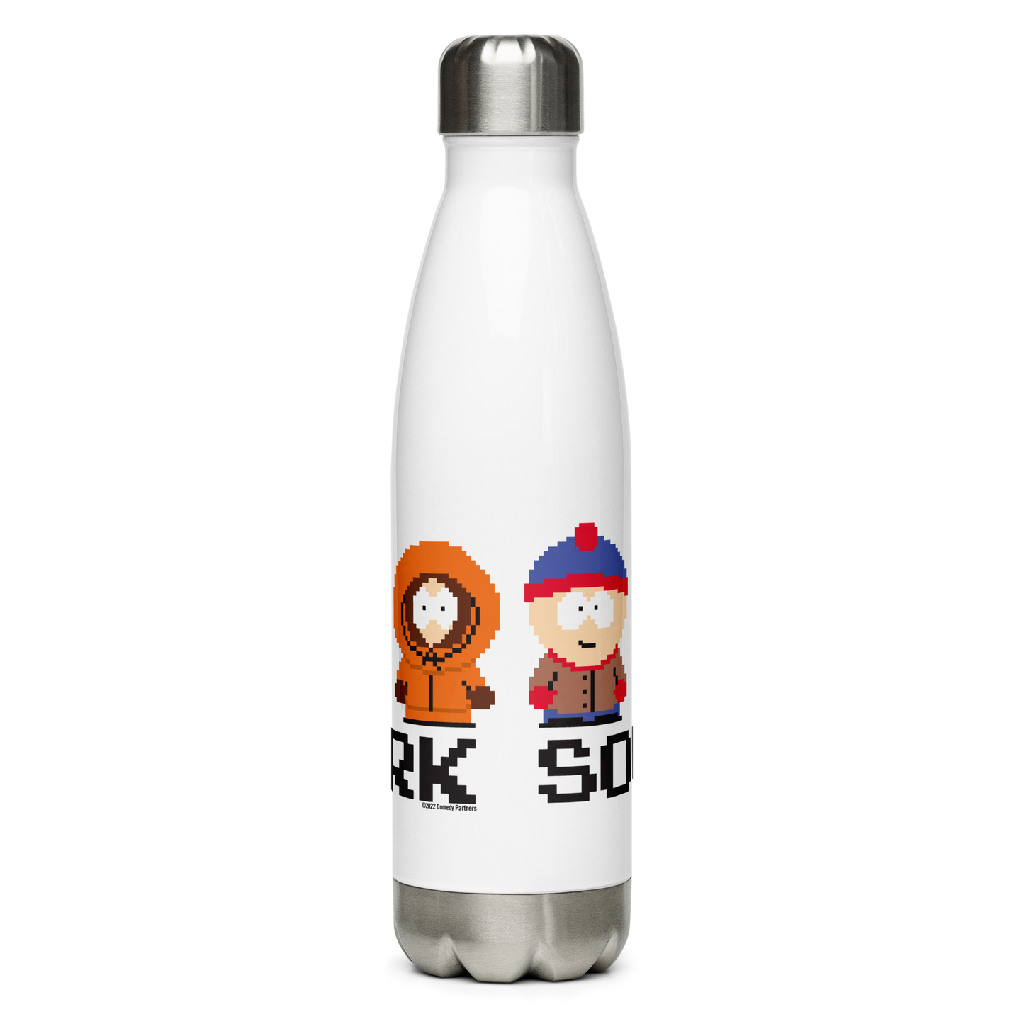 South Park 8 Bit Characters Stainless Steel Water Bottle