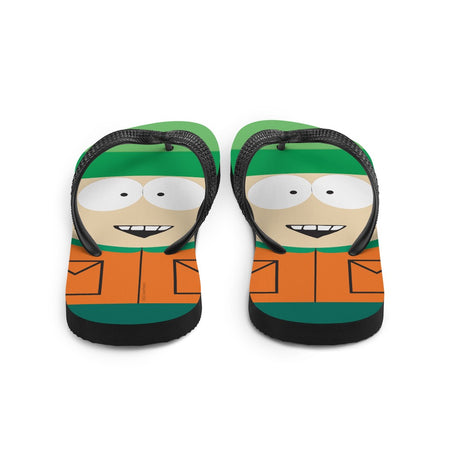 South Park Kyle Big Face Flip Flops