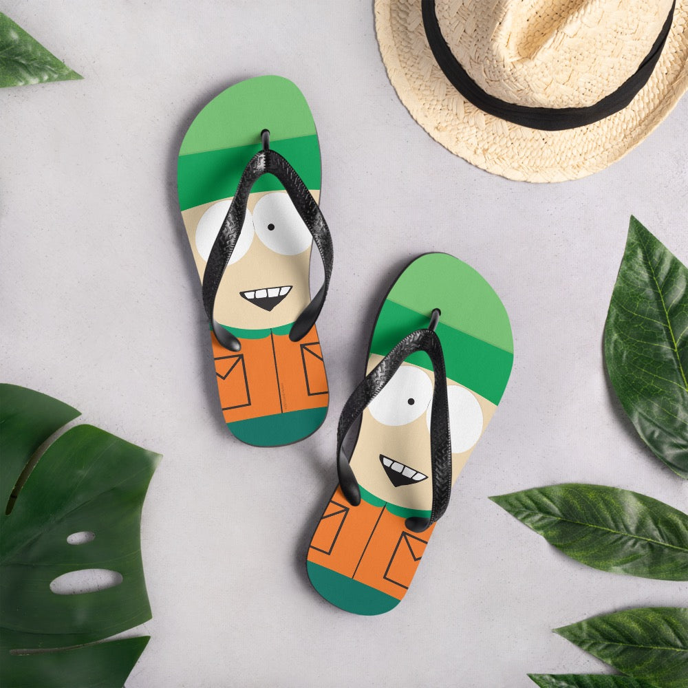 South Park Kyle Big Face Flip Flops