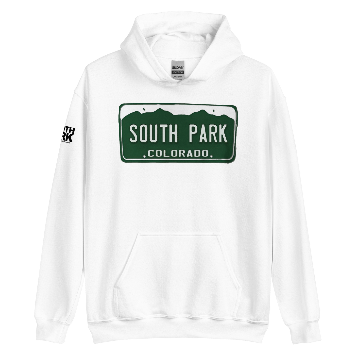 South Park License Plate Hooded Sweatshirt