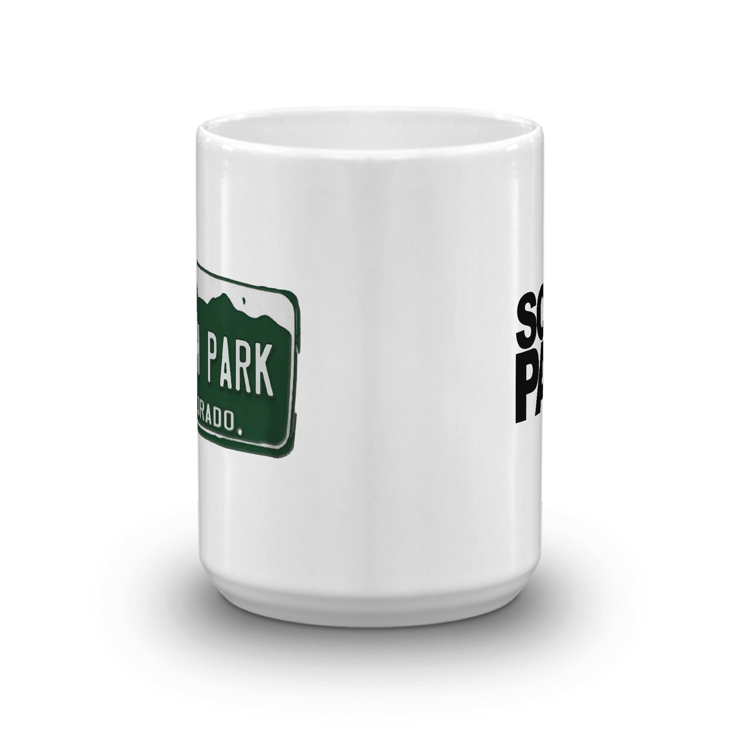 South Park License Plate White Mug