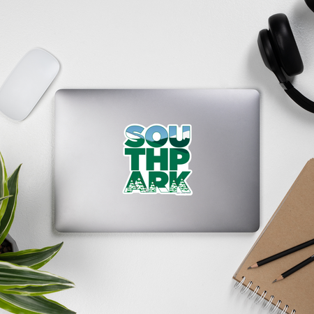 South Park Scenery Logo Die Cut Sticker