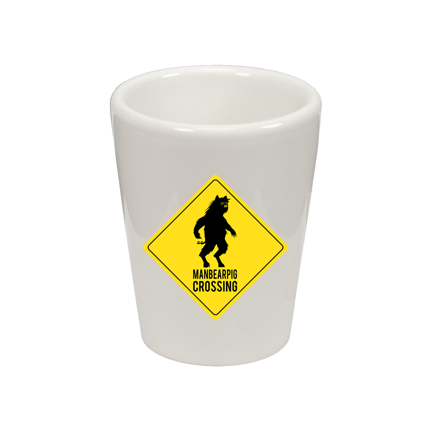 South Park ManBearPig Crossing Shot Glass