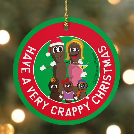 South Park Mr. Hankey Family Round Ceramic Ornament