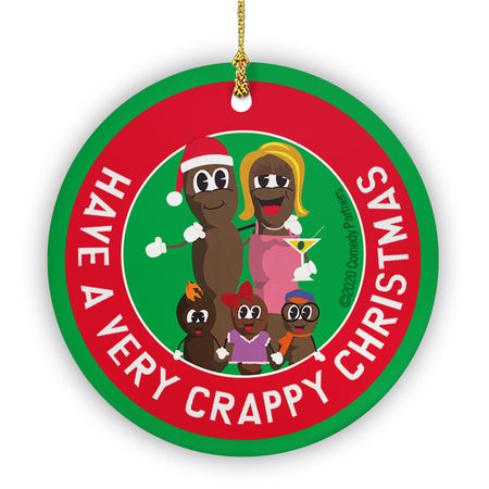 South Park Mr. Hankey Family Round Ceramic Ornament