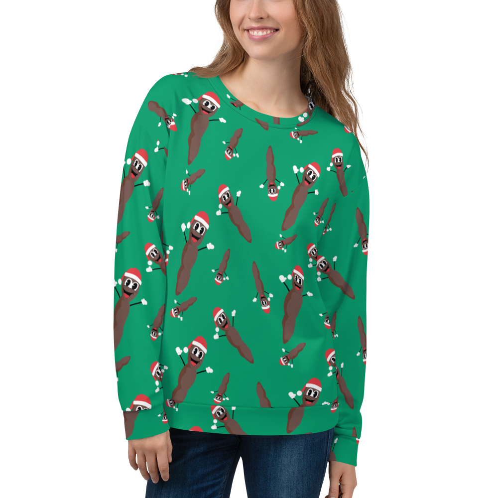 South Park Mr. Hankey All-Over Print Pattern Neck Sweatshirt