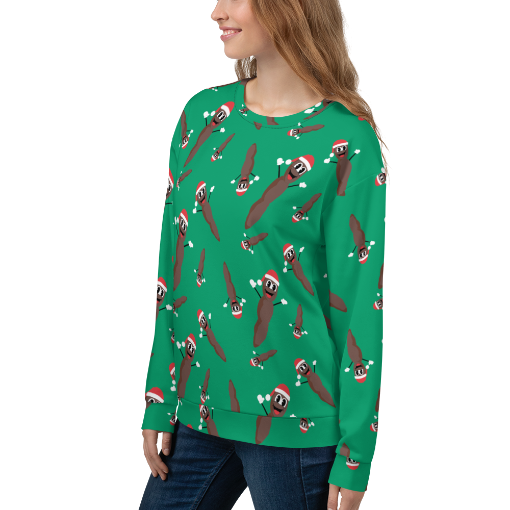 South Park Mr. Hankey All-Over Print Pattern Neck Sweatshirt