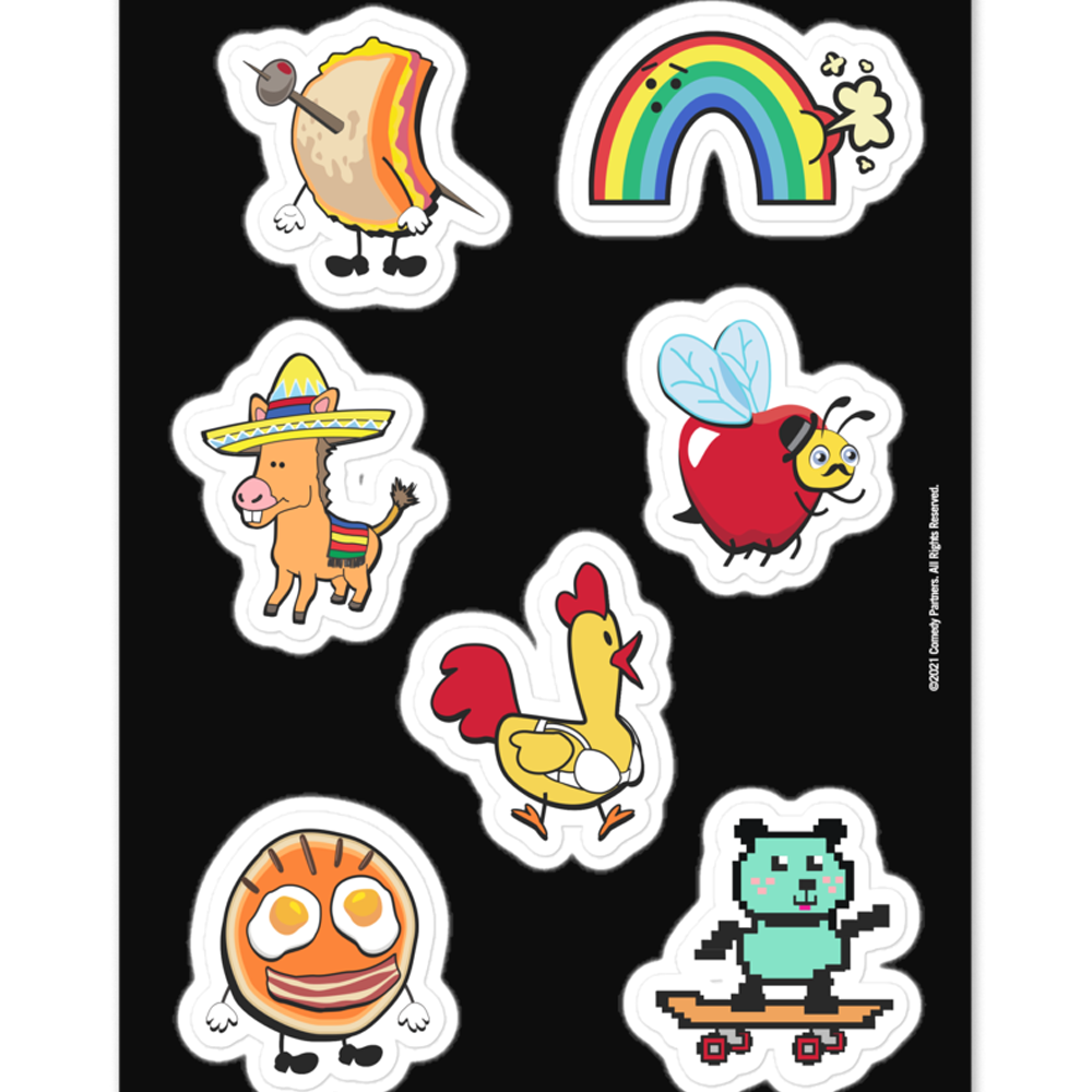 South Park NFT Kiss Cut Sticker Sheet