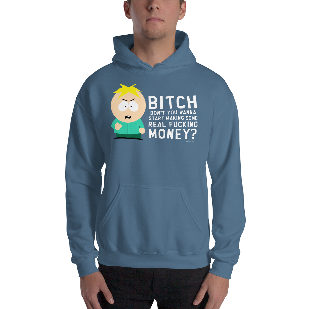 South Park Butters Make Real Money Hooded Sweatshirt