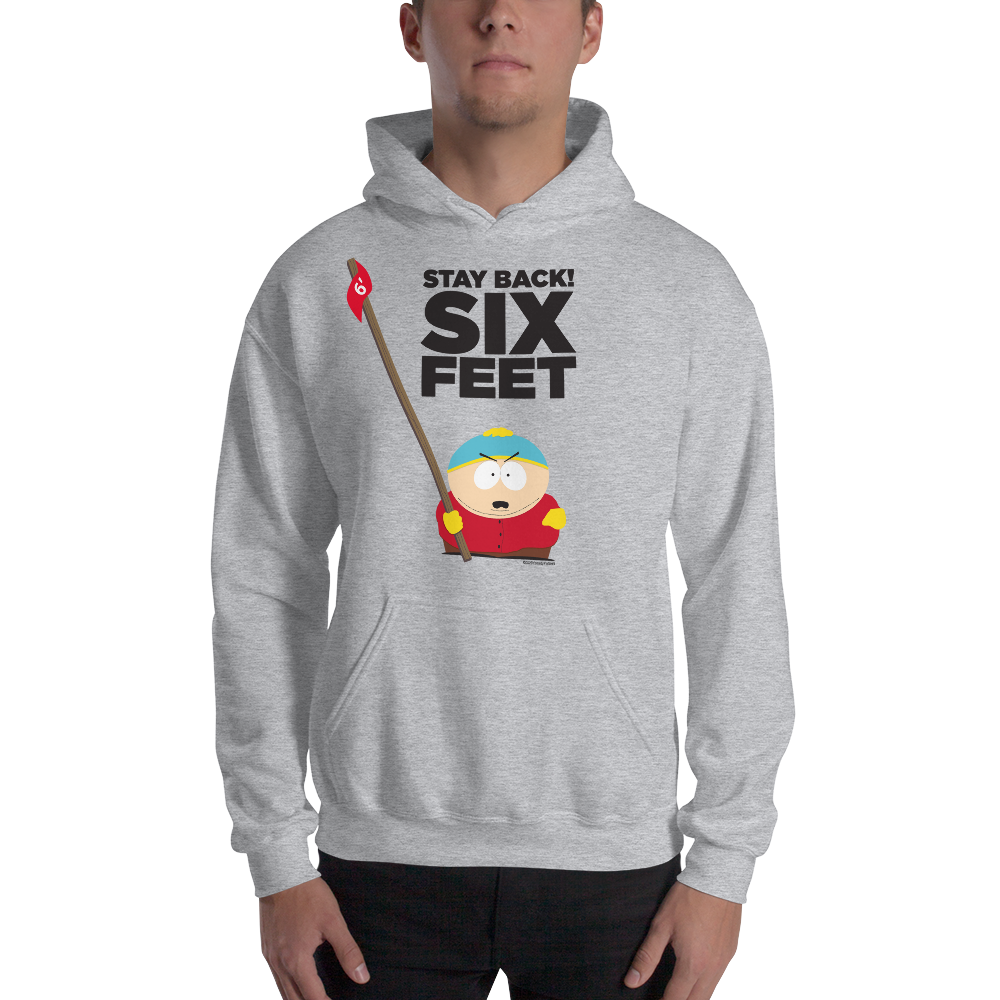 South Park Cartman Stay Back Fleece Hooded Sweatshirt