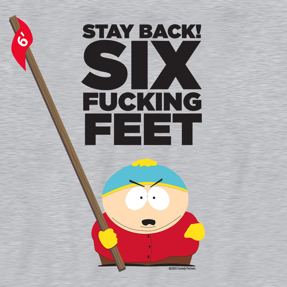 South Park Cartman Six Feet Back Fleece Hooded Sweatshirt