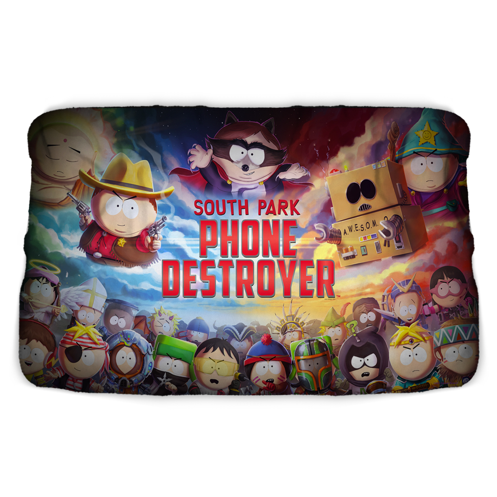 South Park Phone Destroyer Sherpa Blanket – South Park Shop