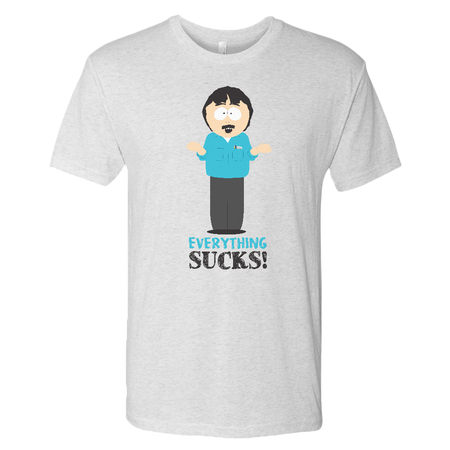 South Park Randy Everything Sucks Men's Tri-Blend T-Shirt