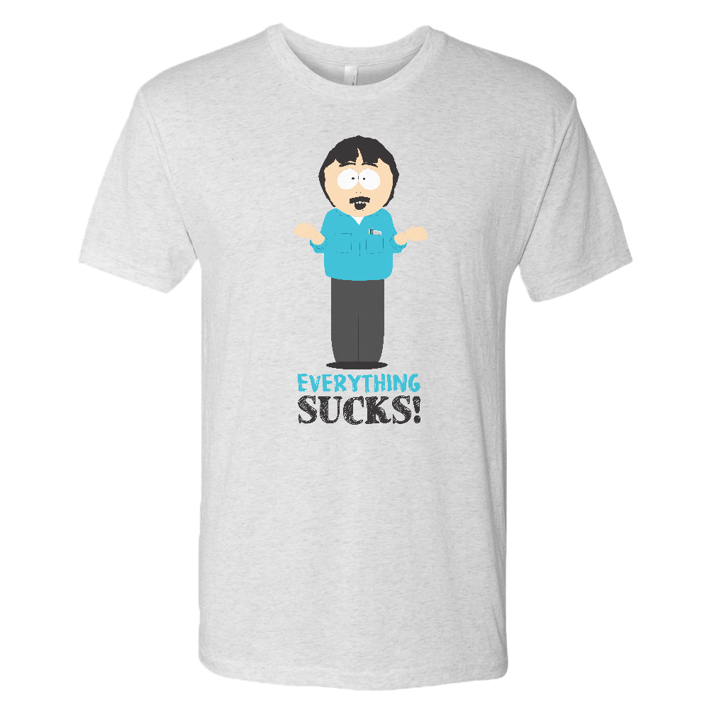 South Park Randy Everything Sucks Men's Tri-Blend T-Shirt