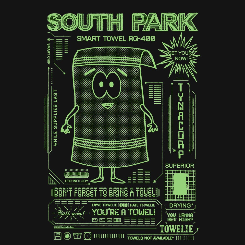 South Park Towelie Pixel Art Hoodie