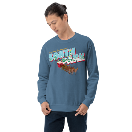 South Park Season's Greetings Holiday Fleece Crewneck Sweatshirt