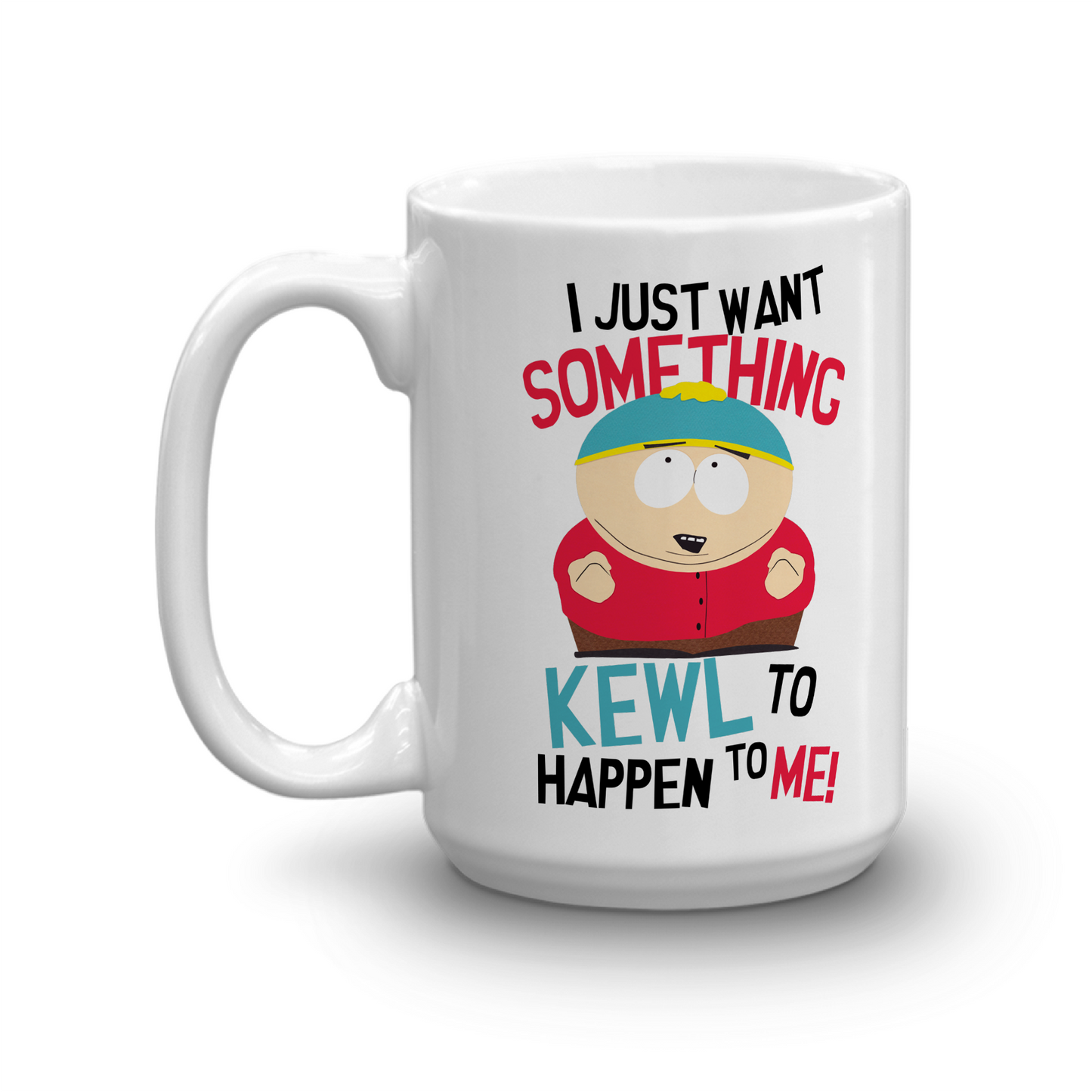 South Park Cartman Something Kewl White Mug