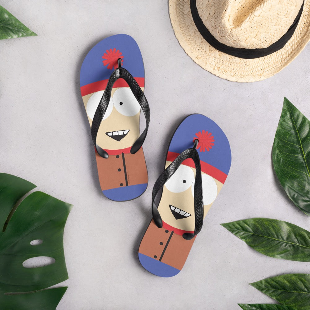 South Park Stan Big Face Flip Flops