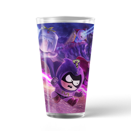 South Park Splash Superheroes 17 oz Pint Glass