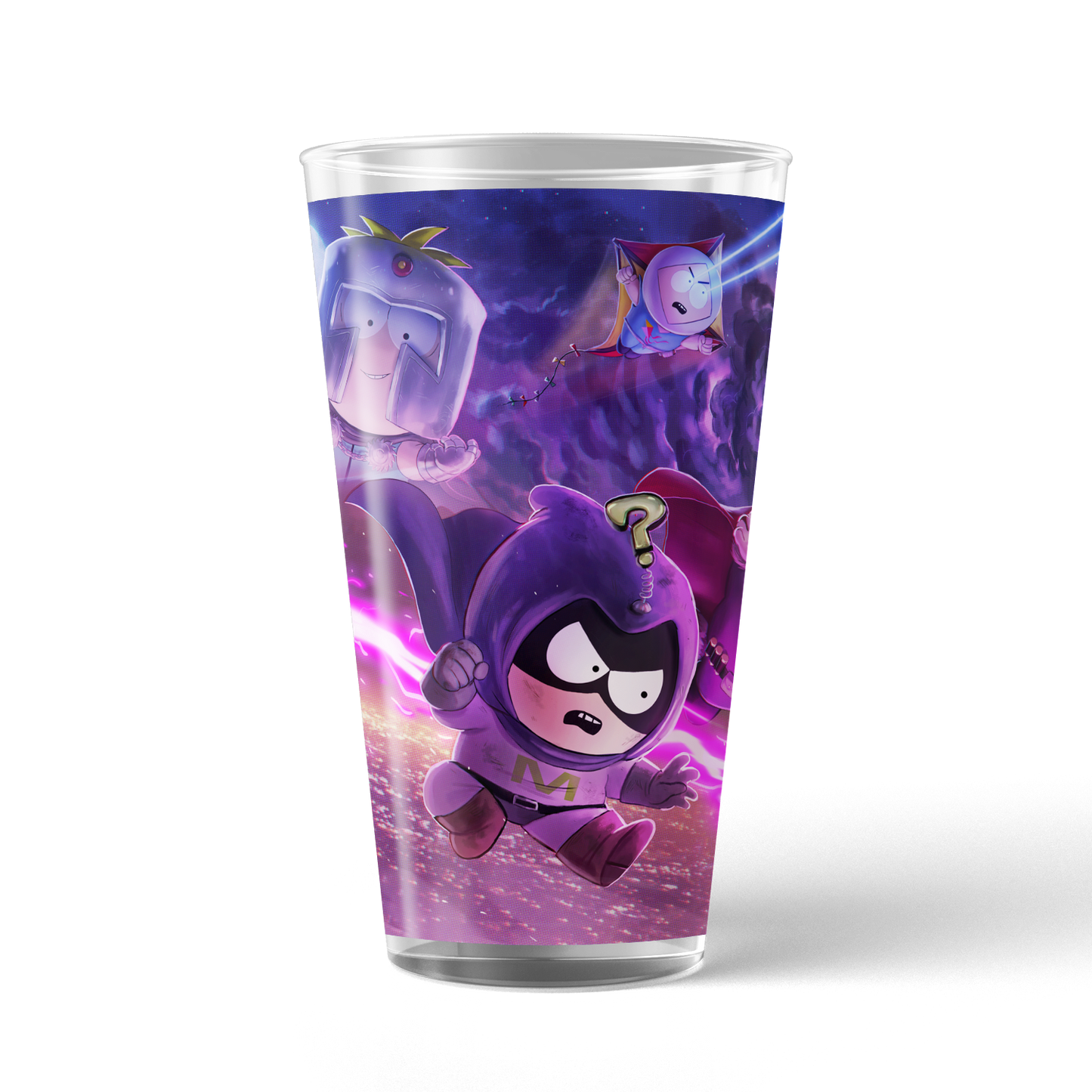 South Park Splash Superheroes 17 oz Pint Glass