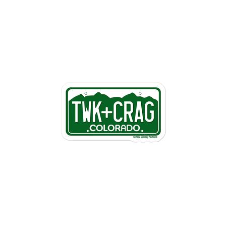 South Park Tweek Plus Craig License Plate Die Cut Sticker