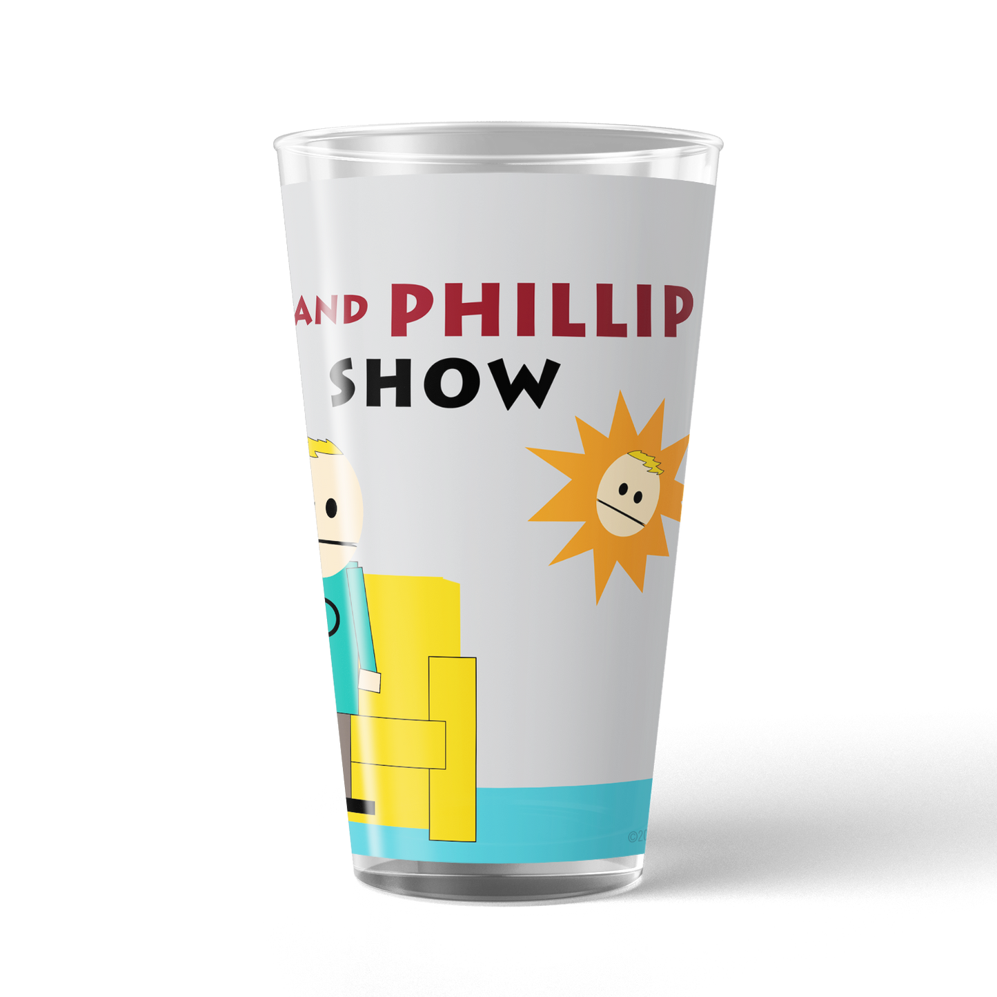 South Park Terrance & Phillip Show 17 oz Pint Glass