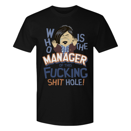 South Park Randy Who Is The Manager Short Sleeve T-Shirt