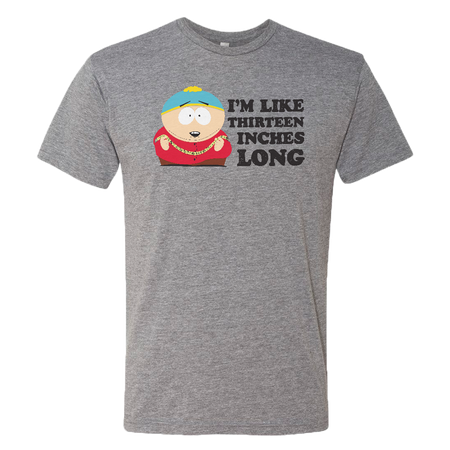 South Park Cartman 13 Inches Long Men's Tri-Blend T-Shirt