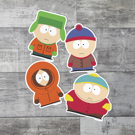 South Park Boys Sticker Bundle Pack of 4