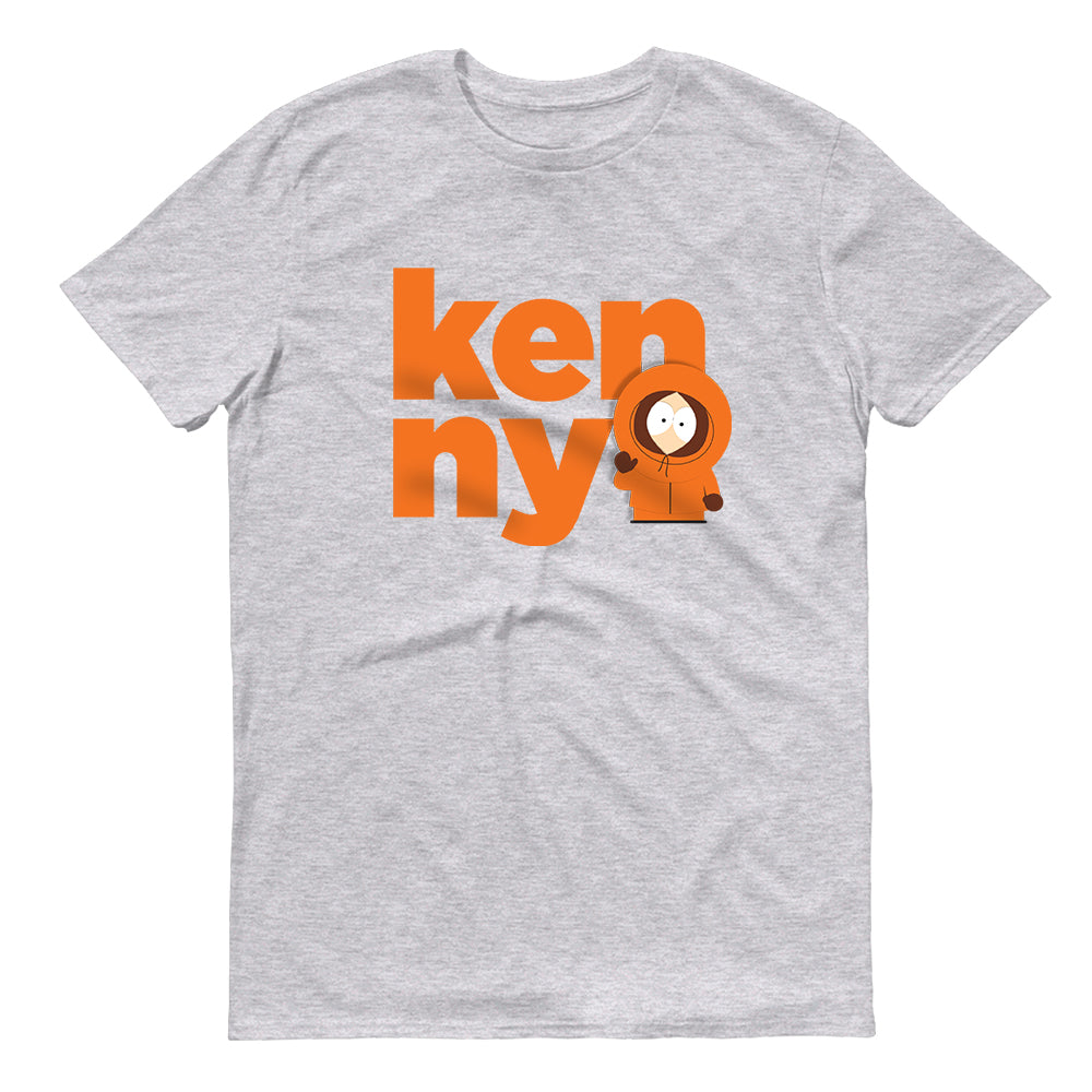 South Park Kenny Name Adult Short Sleeve T-Shirt - SDCC Exclusive Color