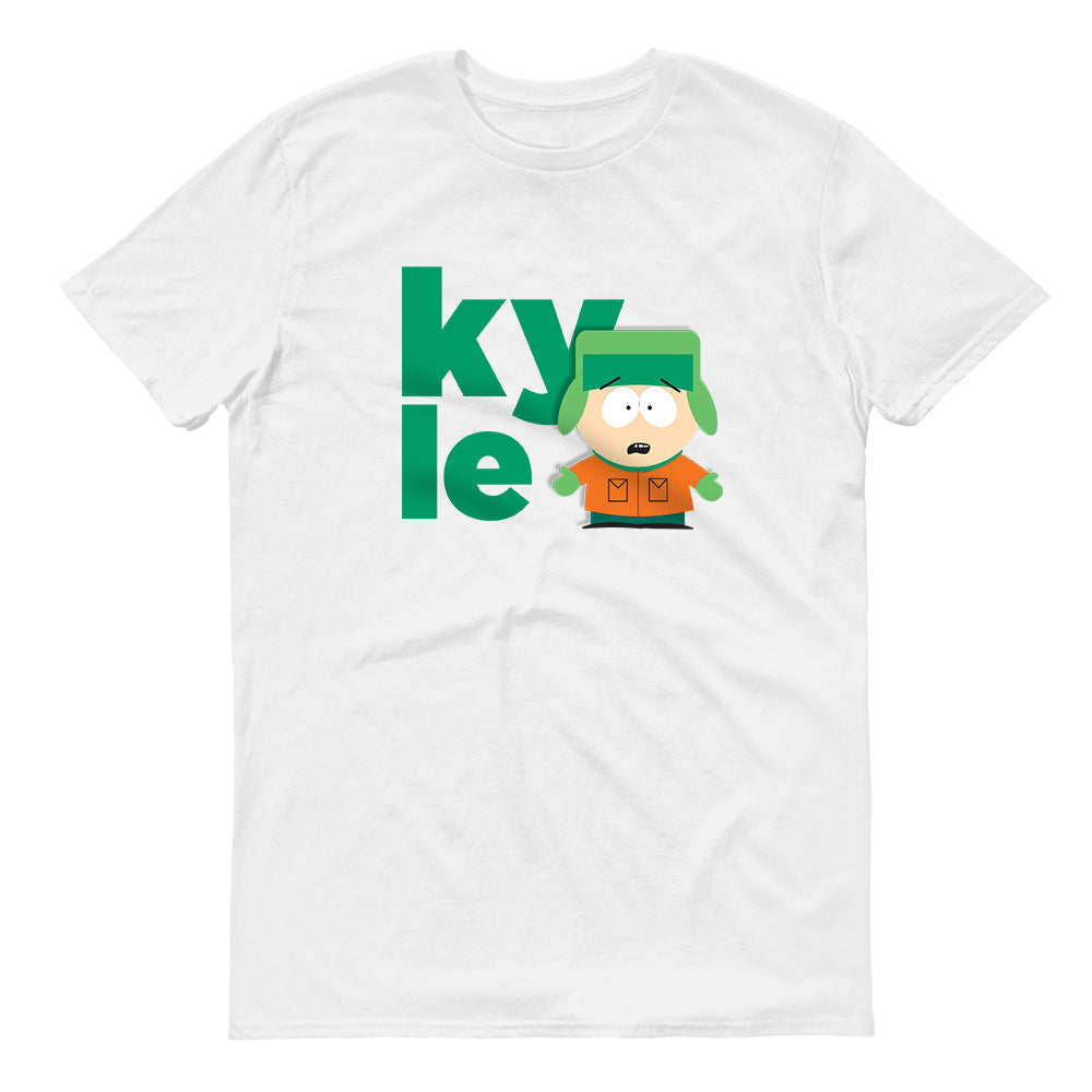 South Park Kyle Name Adult Short Sleeve T-Shirt - SDCC Exclusive Color