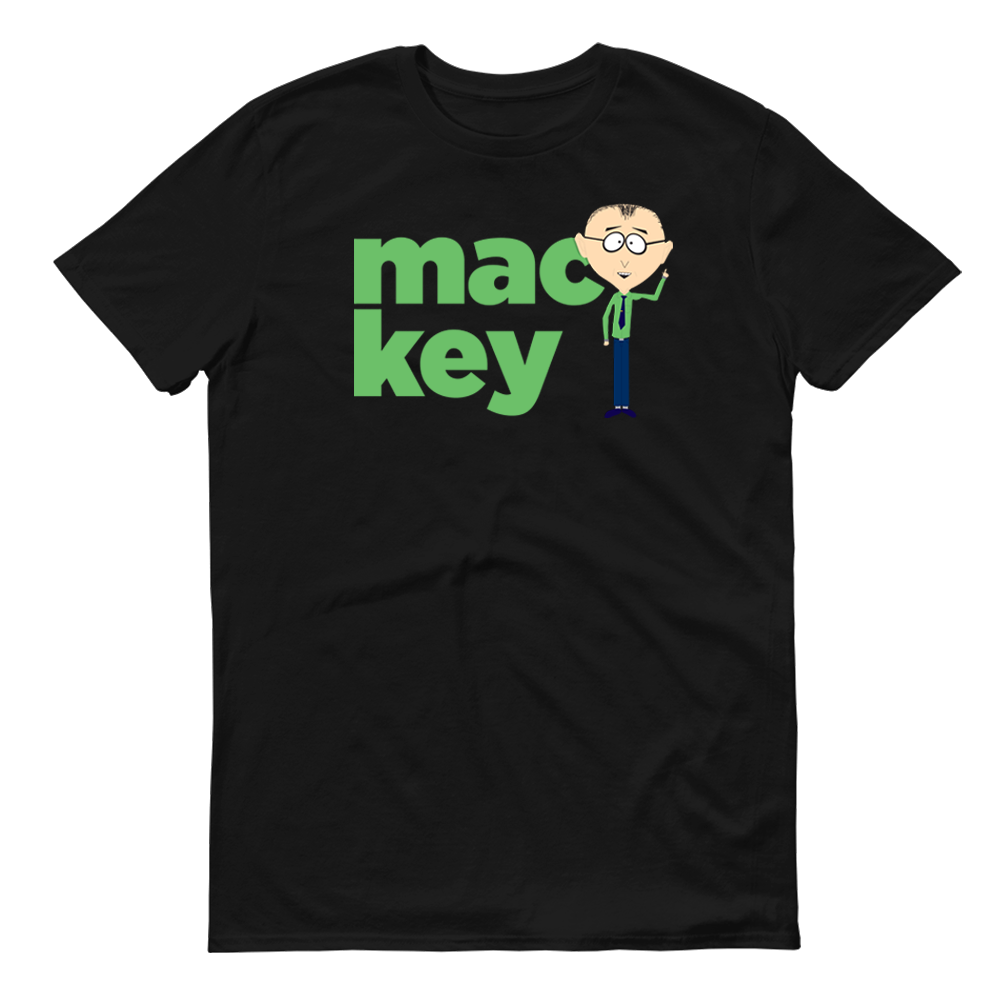 South Park Mackey Name Adult Short Sleeve T-Shirt