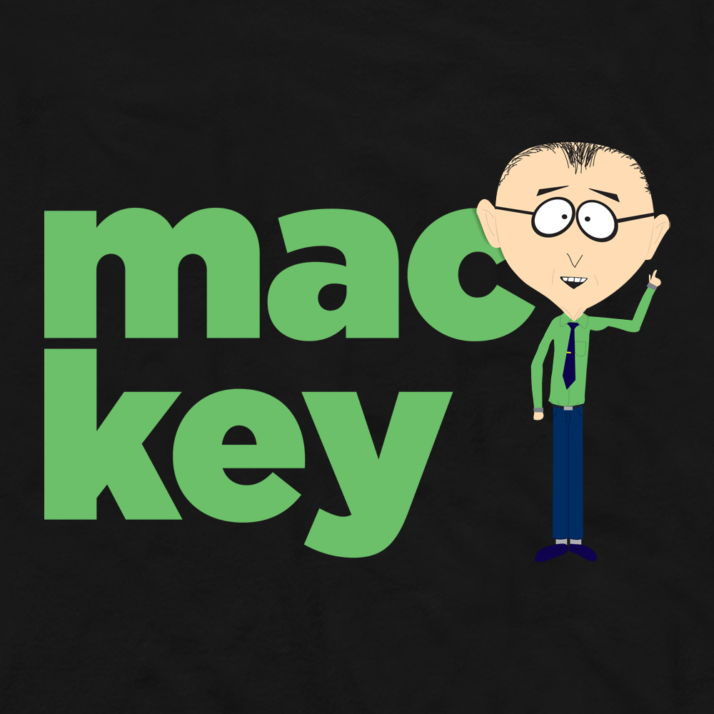 South Park Mackey Name Adult Short Sleeve T-Shirt