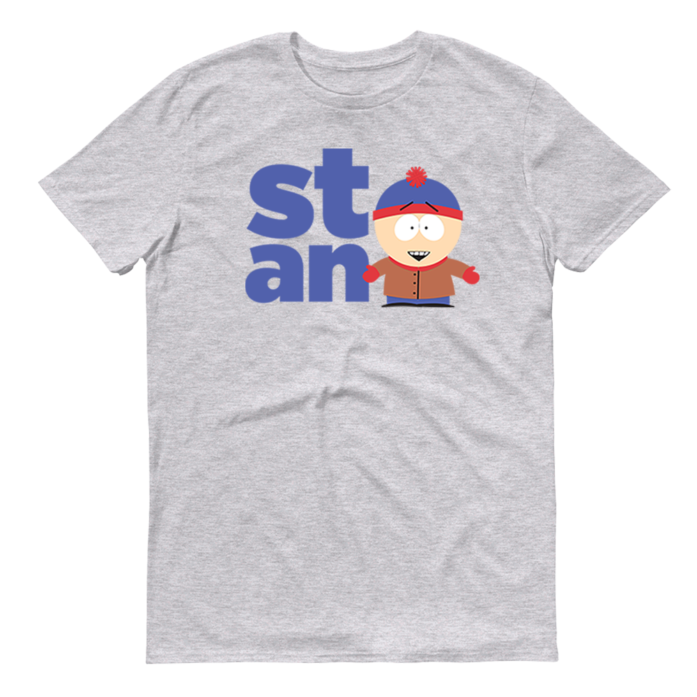 South Park Stan Name Adult Short Sleeve T-shirt