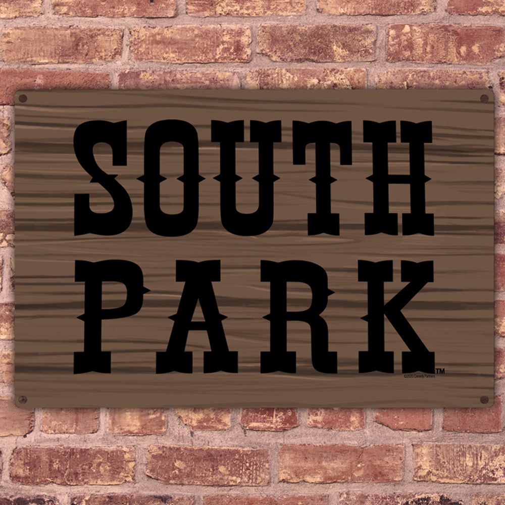 South Park Logo Metal Sign