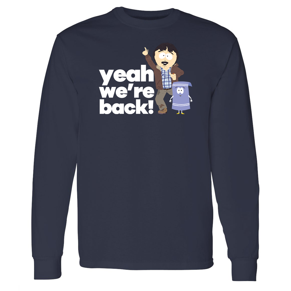 South Park Towelie & Randy We're Back Adult Long Sleeve T-Shirt