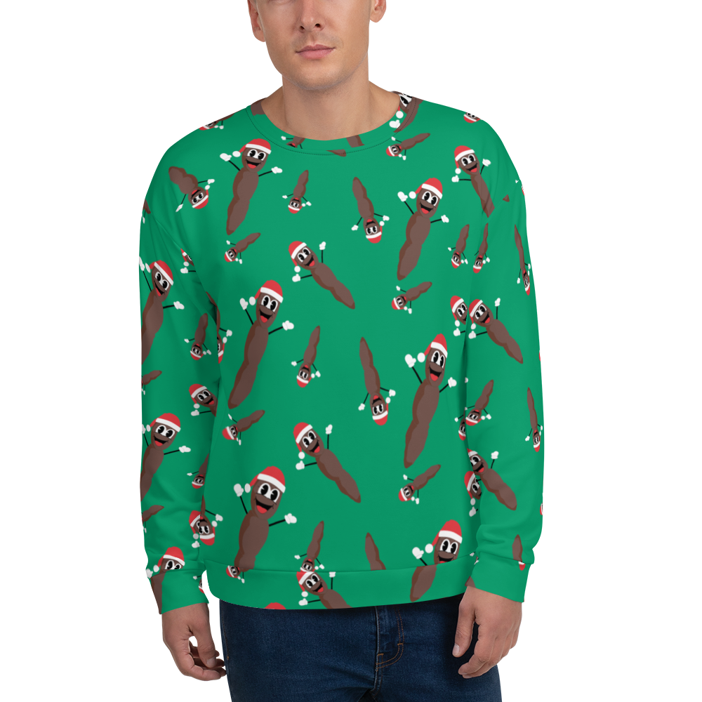 South Park Mr. Hankey All-Over Print Pattern Neck Sweatshirt