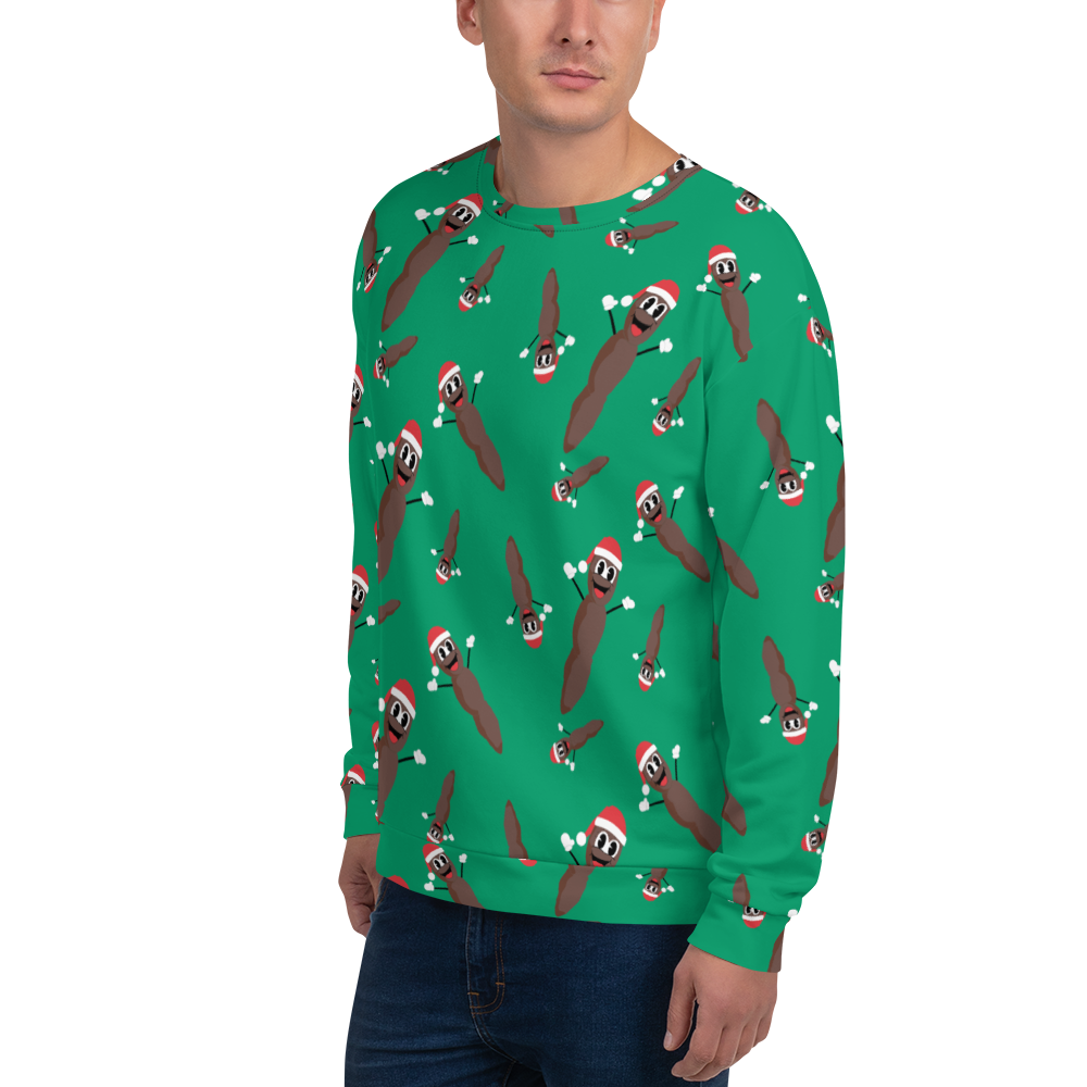 South Park Mr. Hankey All-Over Print Pattern Neck Sweatshirt